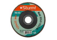 Круг зачистной ЛЕПЕСТКОВЫЙ 125х22, 40 зерно, STURM 9010-01- 125x22-40