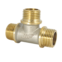 Тройник 1/2" н/н/н с ограничителем JIF 247 NB (10/130)