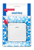 SmartBuy "Юпитер" выключатель 1-клав. о/у с индик. 10А белый SBE-03w-10- SW1-1